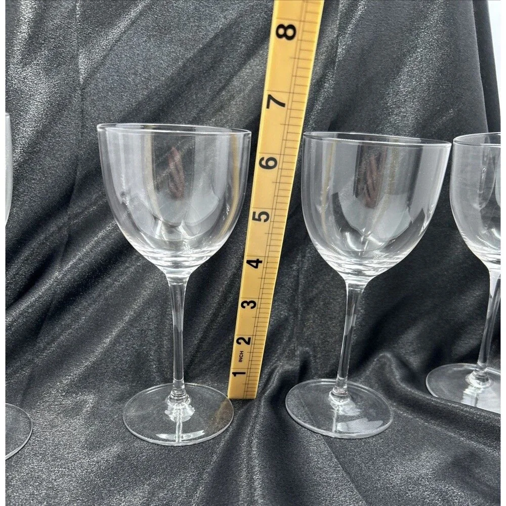 Cocktail Glasses, 5 oz Hand Blown Martini Glasses Set of 4 NIB